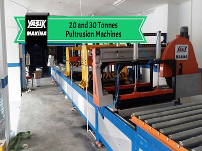 20 and 30 Tonnes Pultrusion Machines