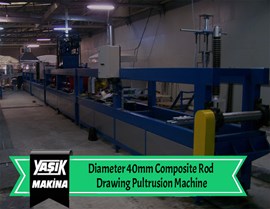 Diameter 40mm Composite Rod Drawing Pultrusion Machine