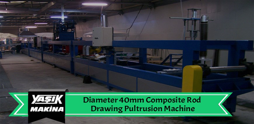Diameter 40mm Composite Rod Drawing Pultrusion Machine
